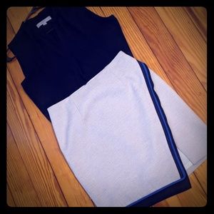 White House Black Market faux wrap skirt